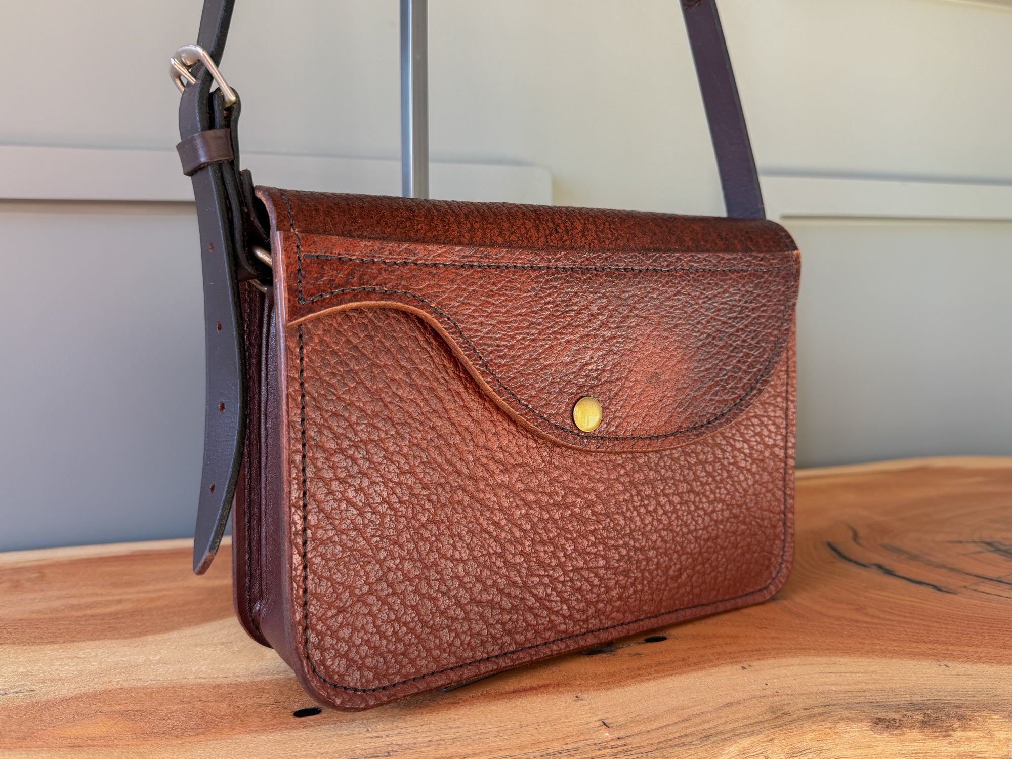 Chloe Crossbody Bag - Repurposed Saddle – Sojourn Leather Co