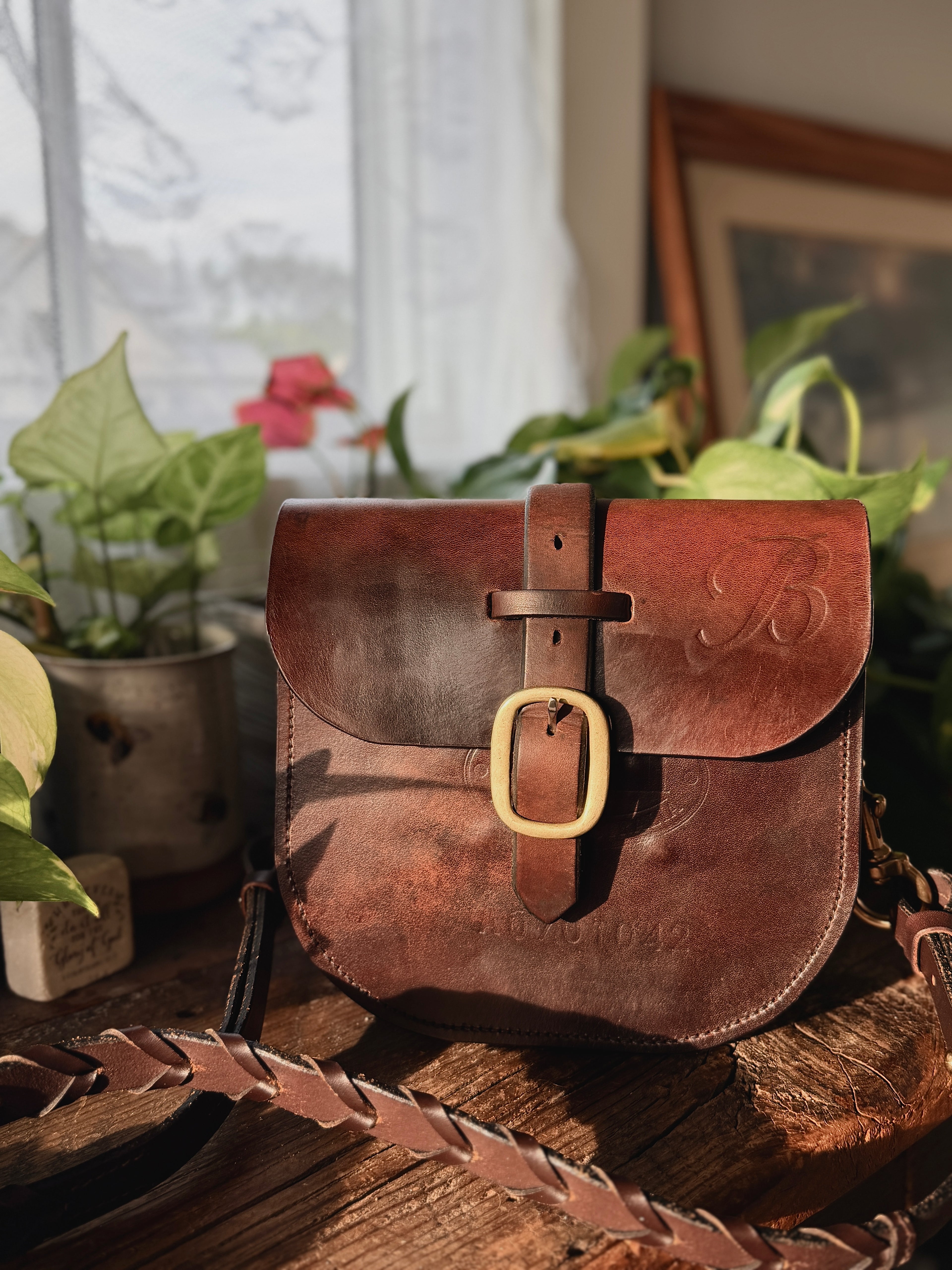 Isla Crossbody Bag - Repurposed Saddle Handbag