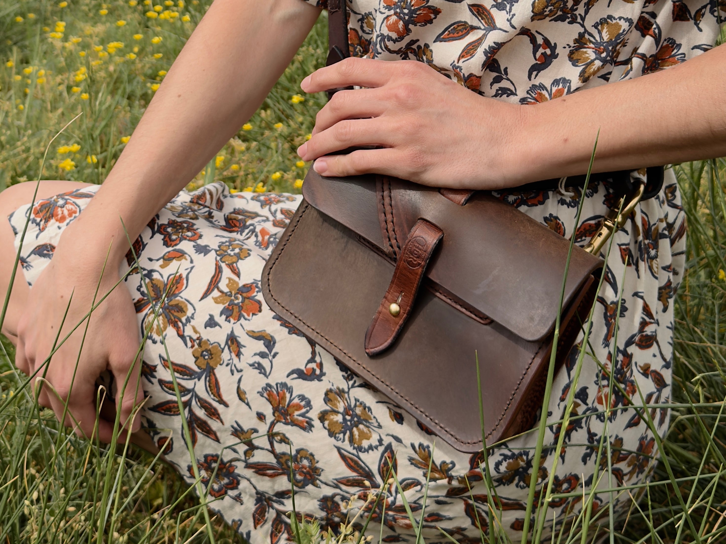 Wren Crossbody - Repurposed Saddle Handbag