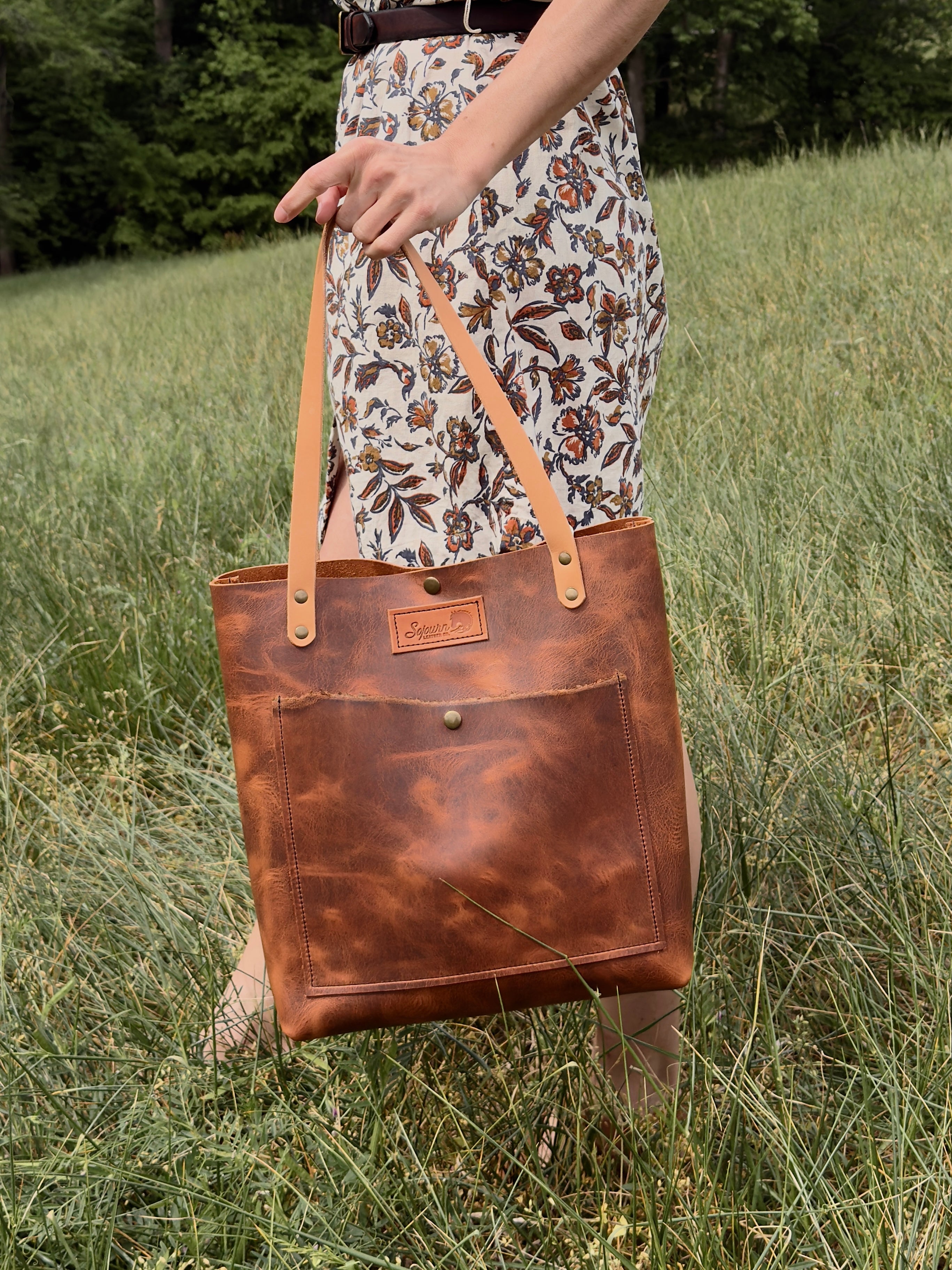 Savanna Tote - Cypress - “Live Edge”