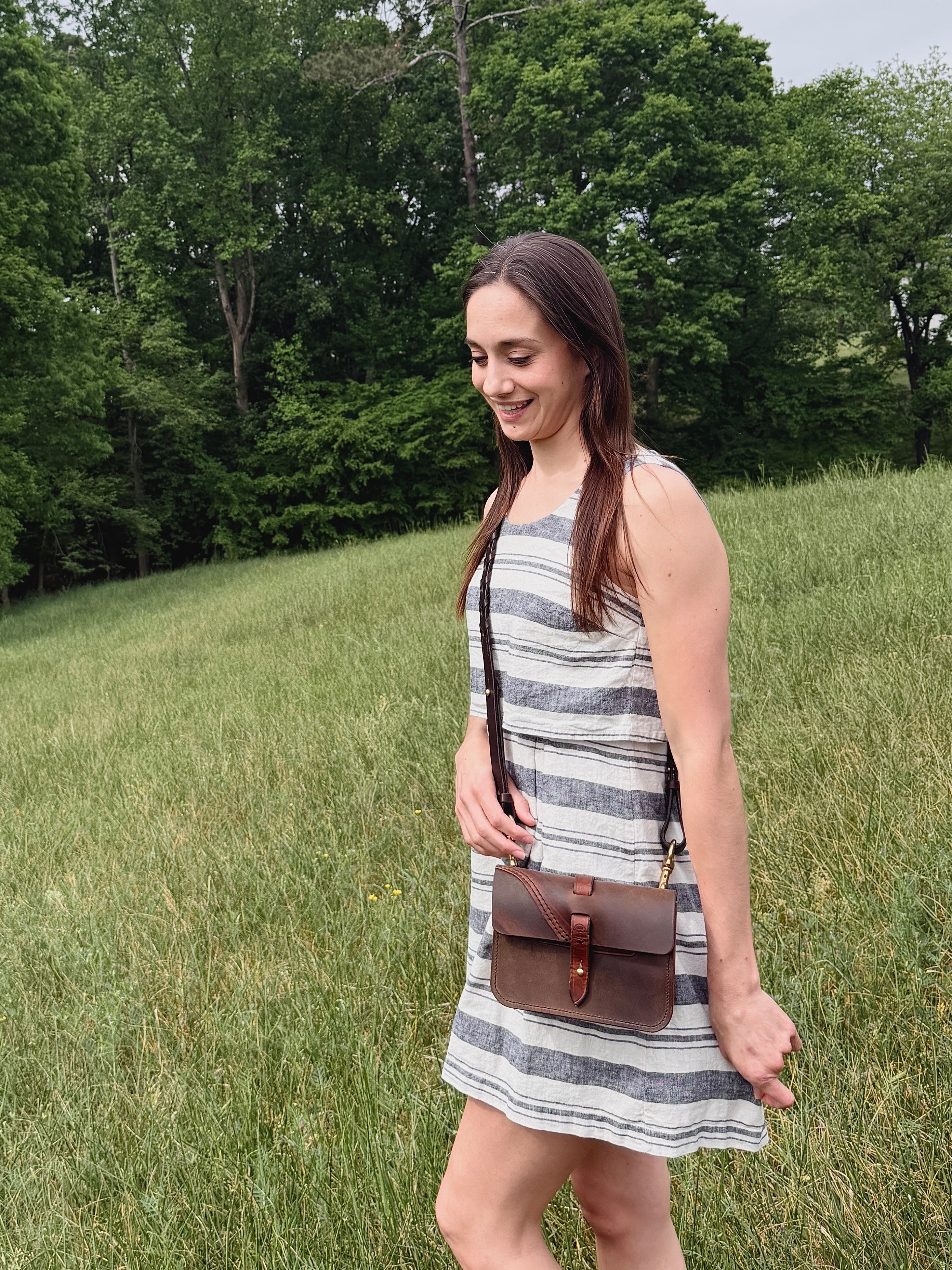 Wren Crossbody - Repurposed Saddle Handbag