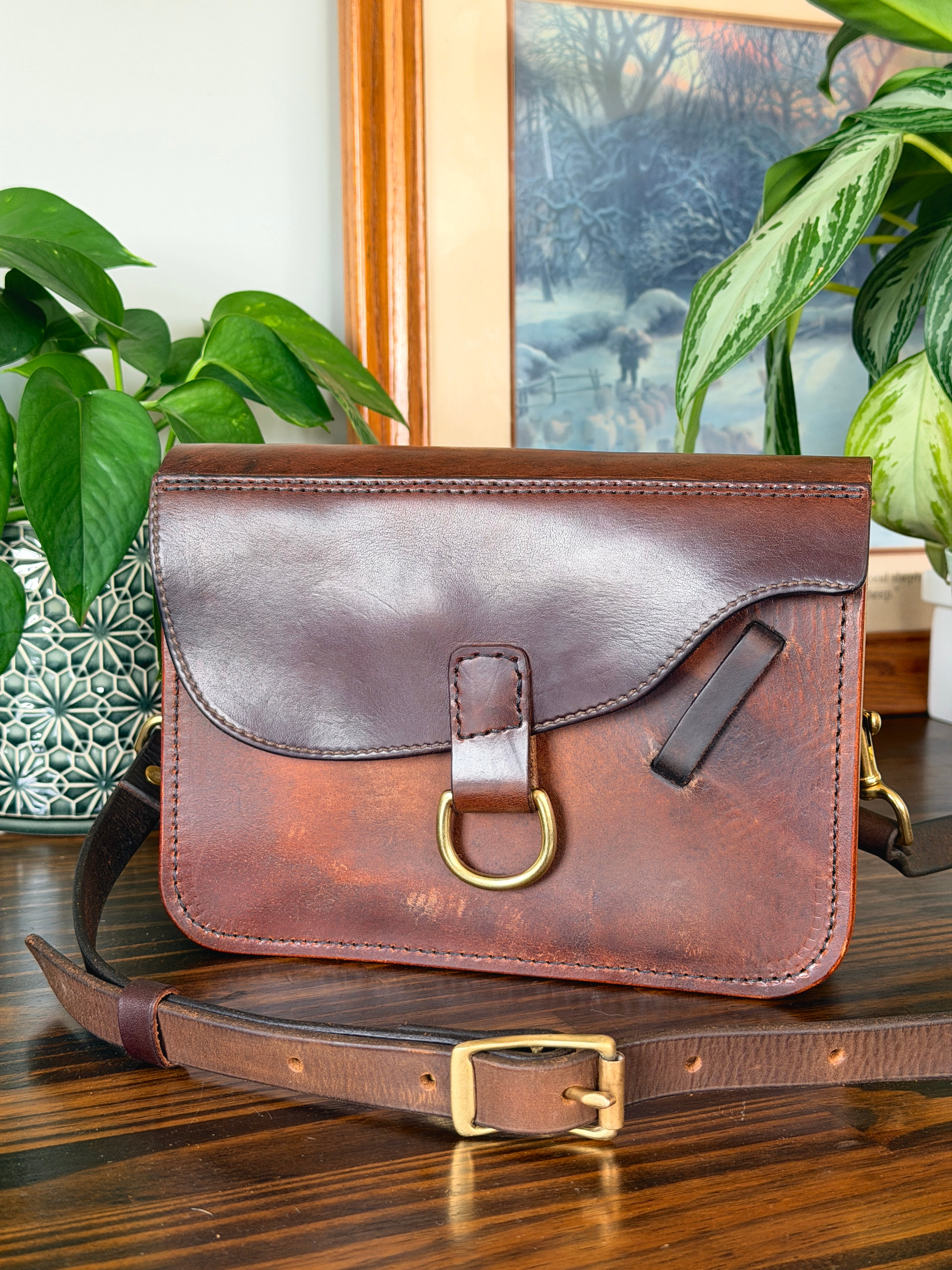 Chloe Crossbody Bag - Repurposed Saddle