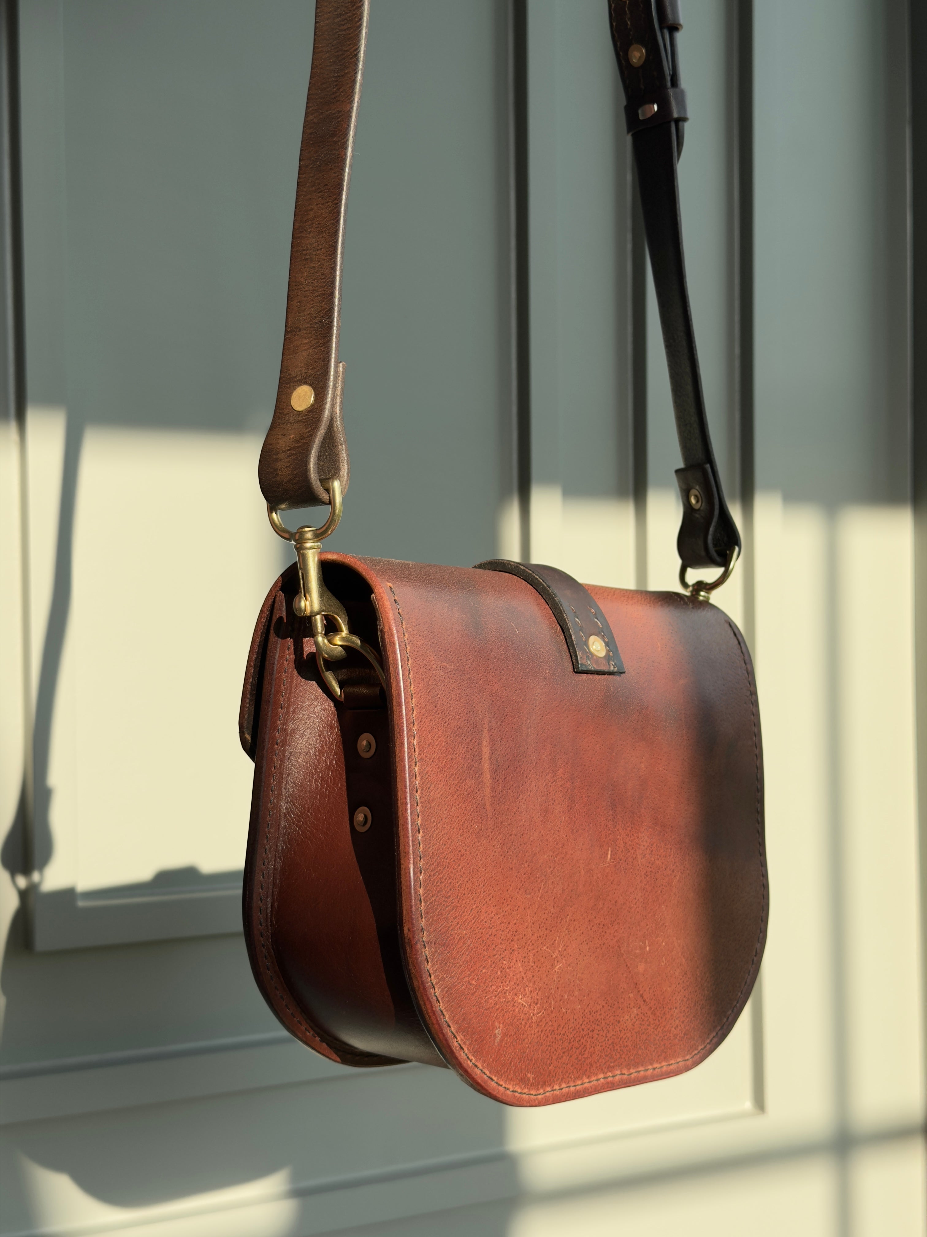 Isla Crossbody Bag - Repurposed Saddle Handbag
