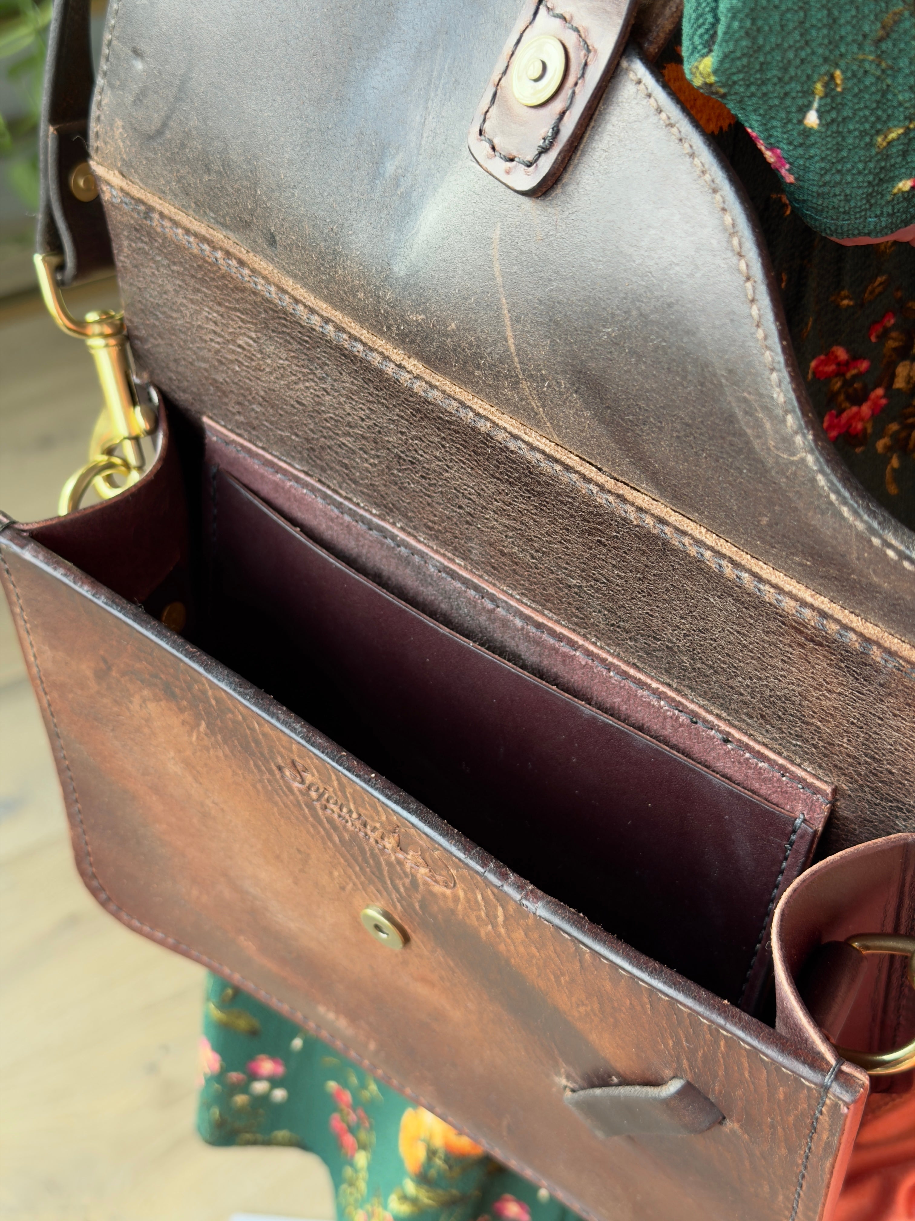 Chloe Crossbody Bag - Repurposed Saddle