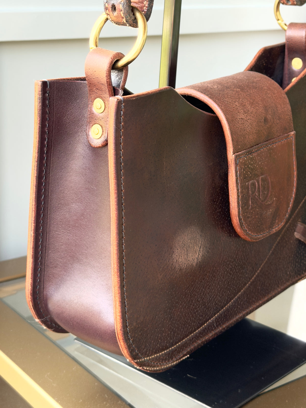 Big Sylvie - Repurposed Saddle Handbag