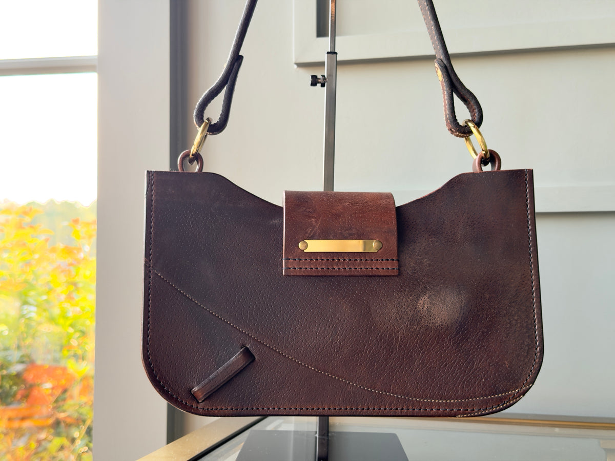 Big Sylvie - Repurposed Saddle Handbag