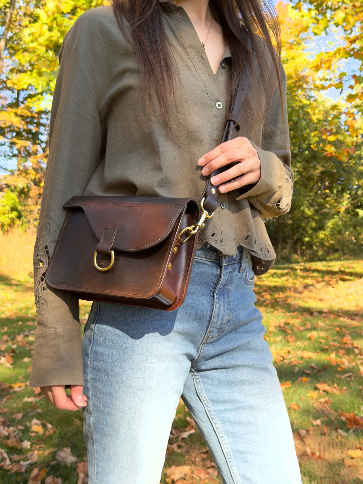 Chloe Crossbody Bag - Repurposed Saddle