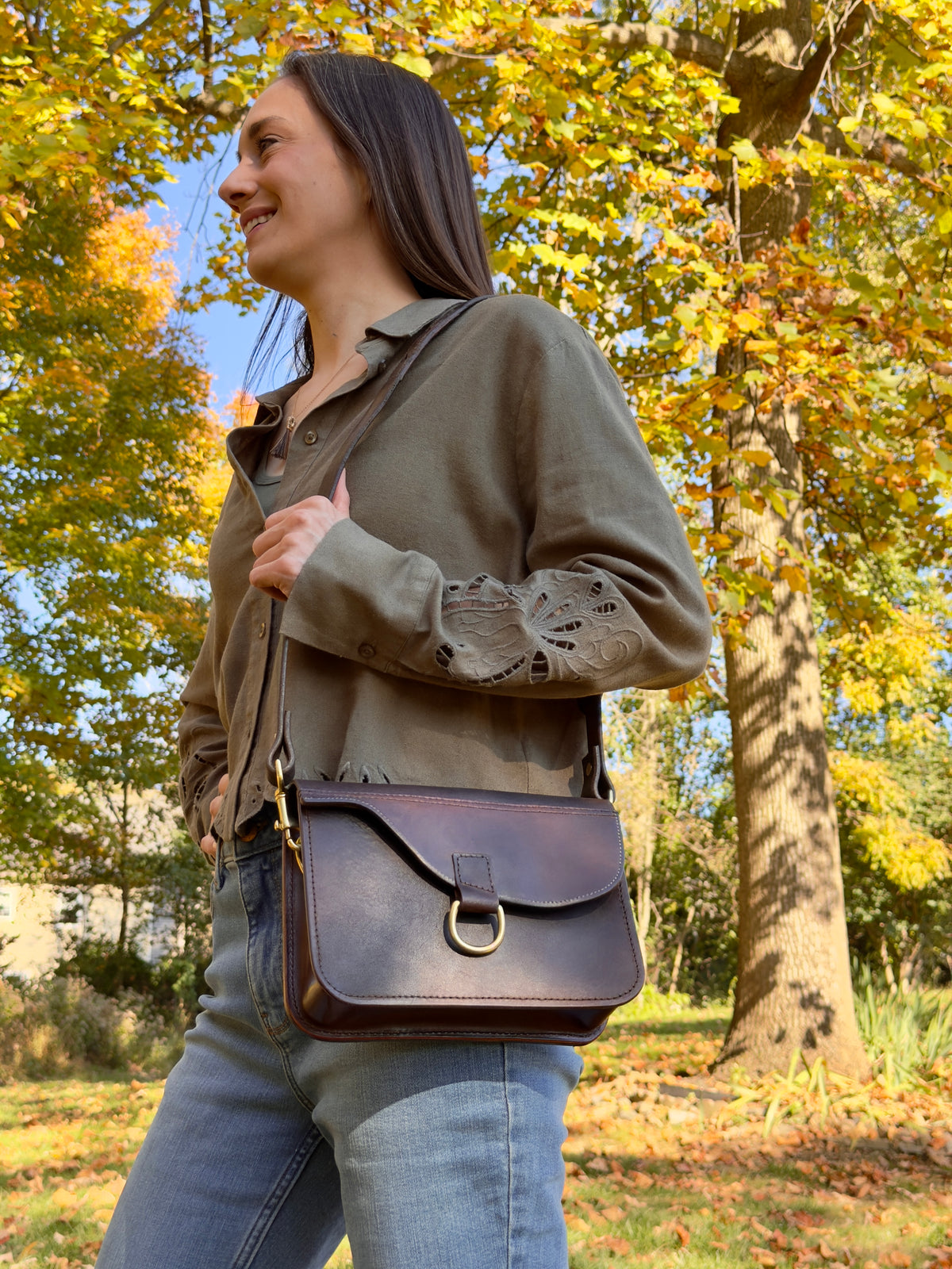 Chloe Crossbody Bag - Repurposed Saddle