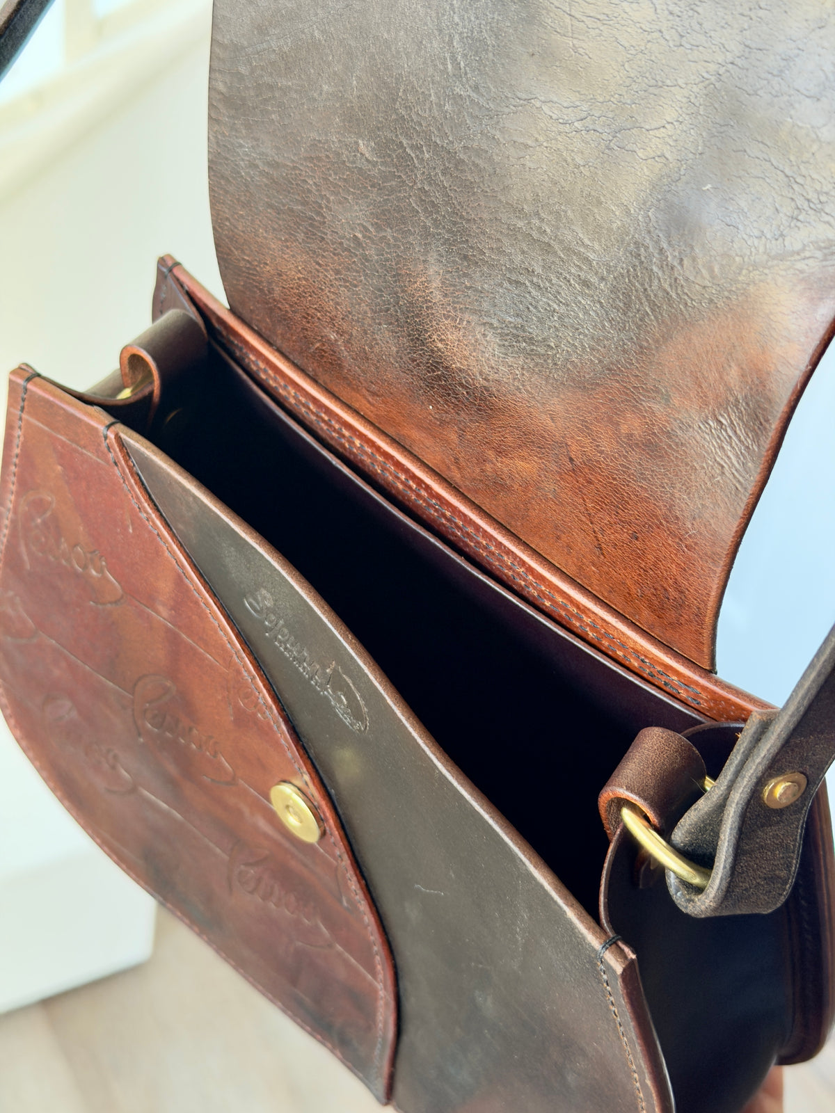 Maple - Repurposed Saddle Handbag - Pessoa